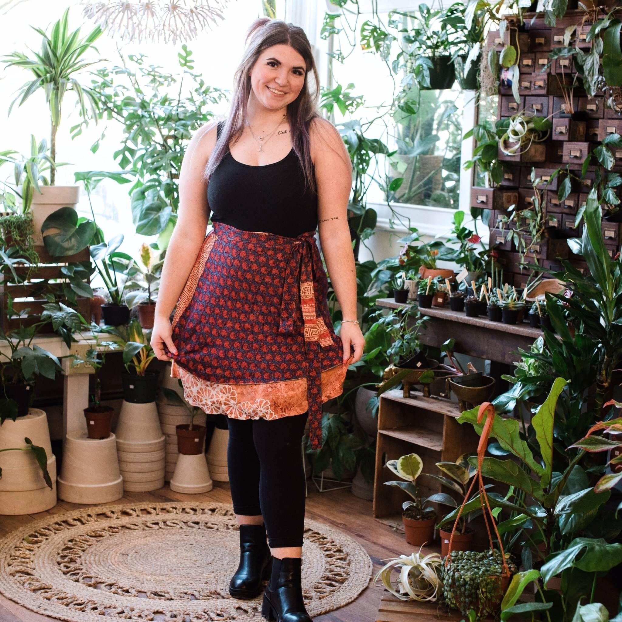 The Original Sari Wrap Skirt by Darn Good Yarn