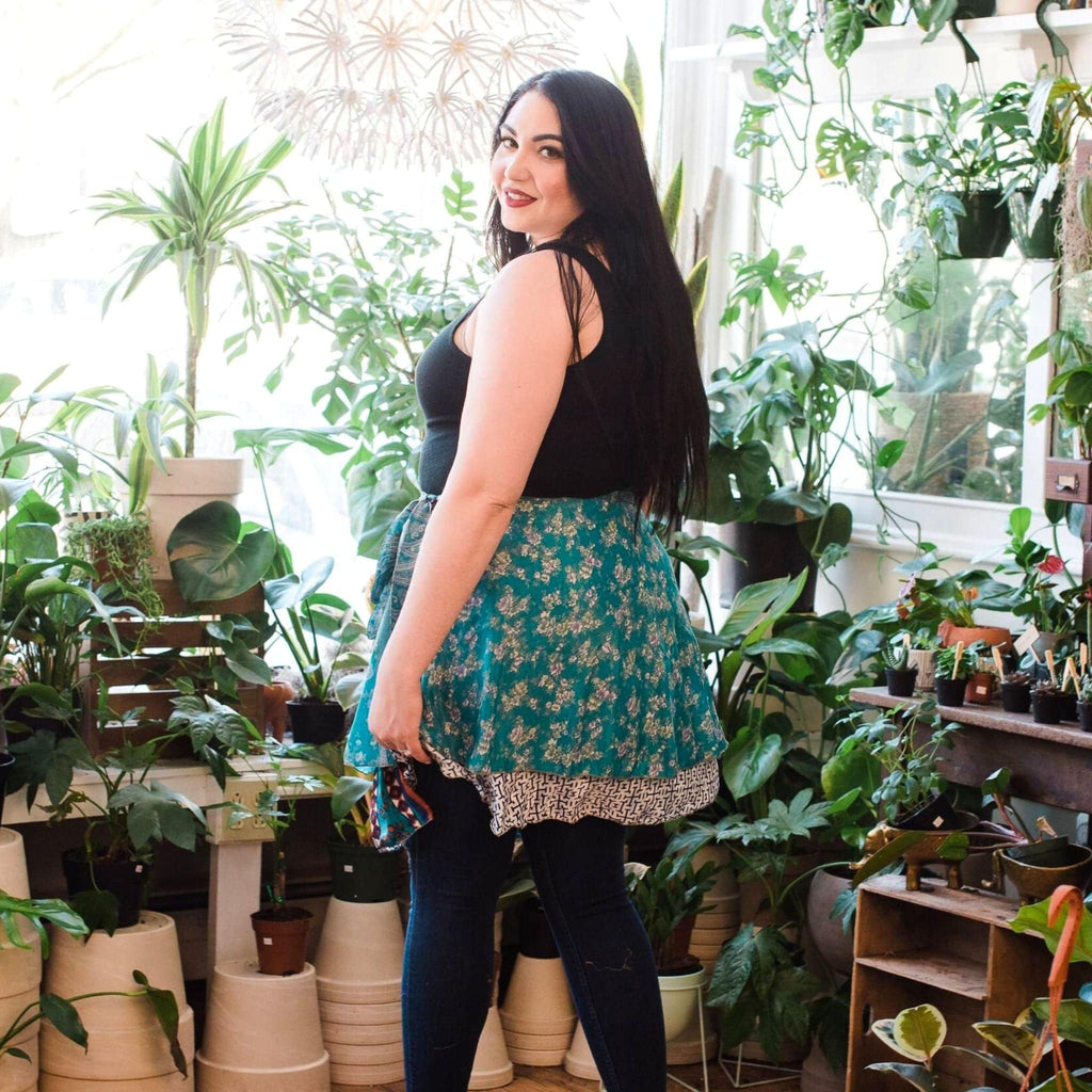 The Original Sari Wrap Skirt by Darn Good Yarn