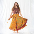 The Original Sari Wrap Skirt by Darn Good Yarn