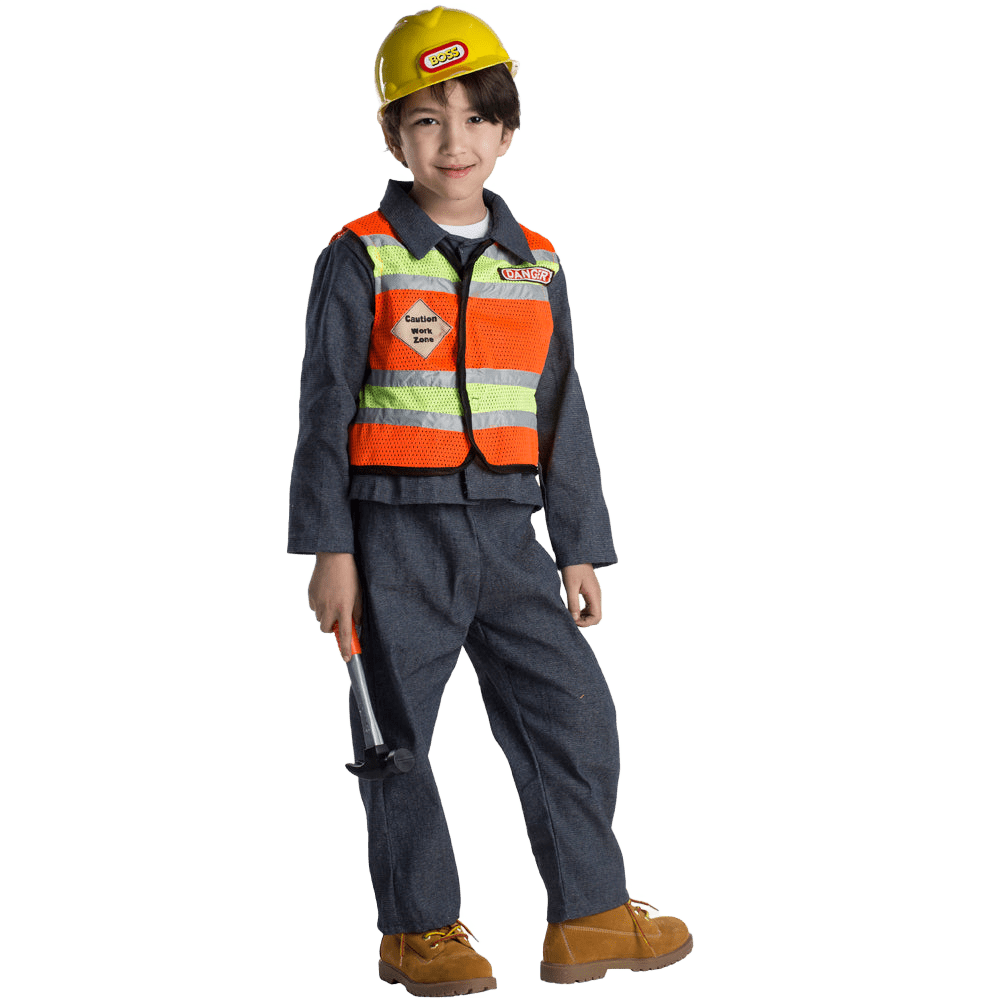 Construction Worker Costume - Kids by Dress Up America