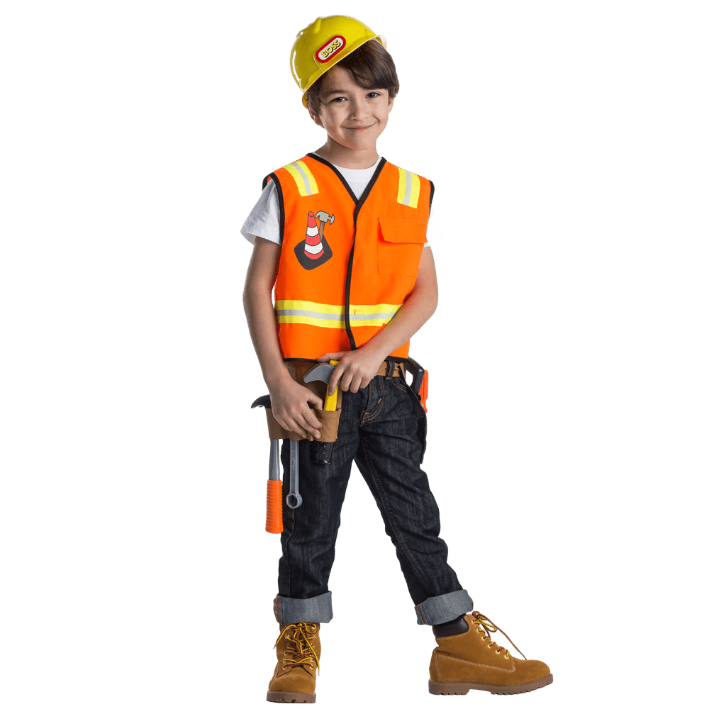 Construction Worker Role-Play Sets - Kids by Dress Up America