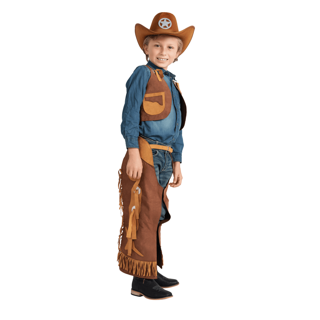 Cowboy Chaps and Vest by Dress Up America