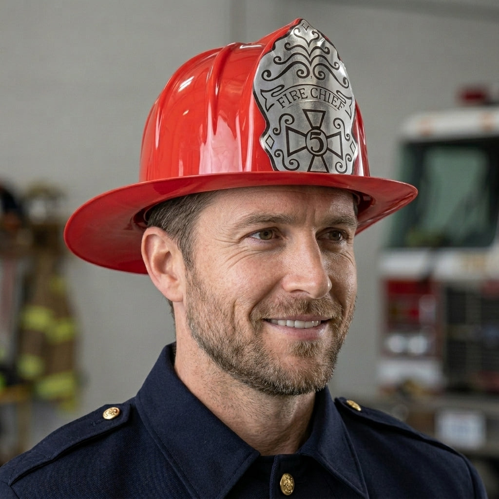 Fire Fighter Costume Hat by 3wishes.com