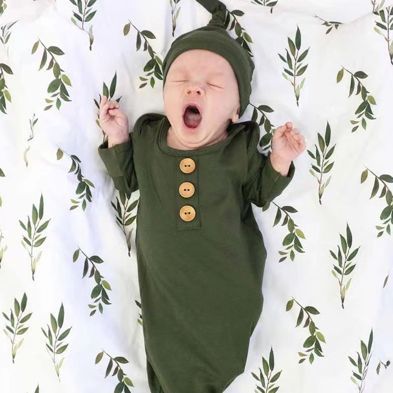 Bamboo Fiber Knotted Baby Bodysuit by Baby Joy