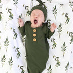 Bamboo Fiber Knotted Baby Bodysuit by Baby Joy