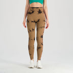 Women's Seamless Tie-Dye Yoga Pants – Knitted High-Waist Leggings by FitiqueFit