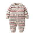 Knitted Jacquard Double-Layer Thickened Baby Romper For FallWinter by Baby Joy