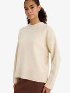 Deidra Crew Neck Pullover Sweater by Celidior