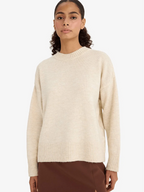 Deidra Crew Neck Pullover Sweater by Celidior