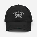 DEEPSEA Skull Distressed Dad Hat by DeepSea Locker