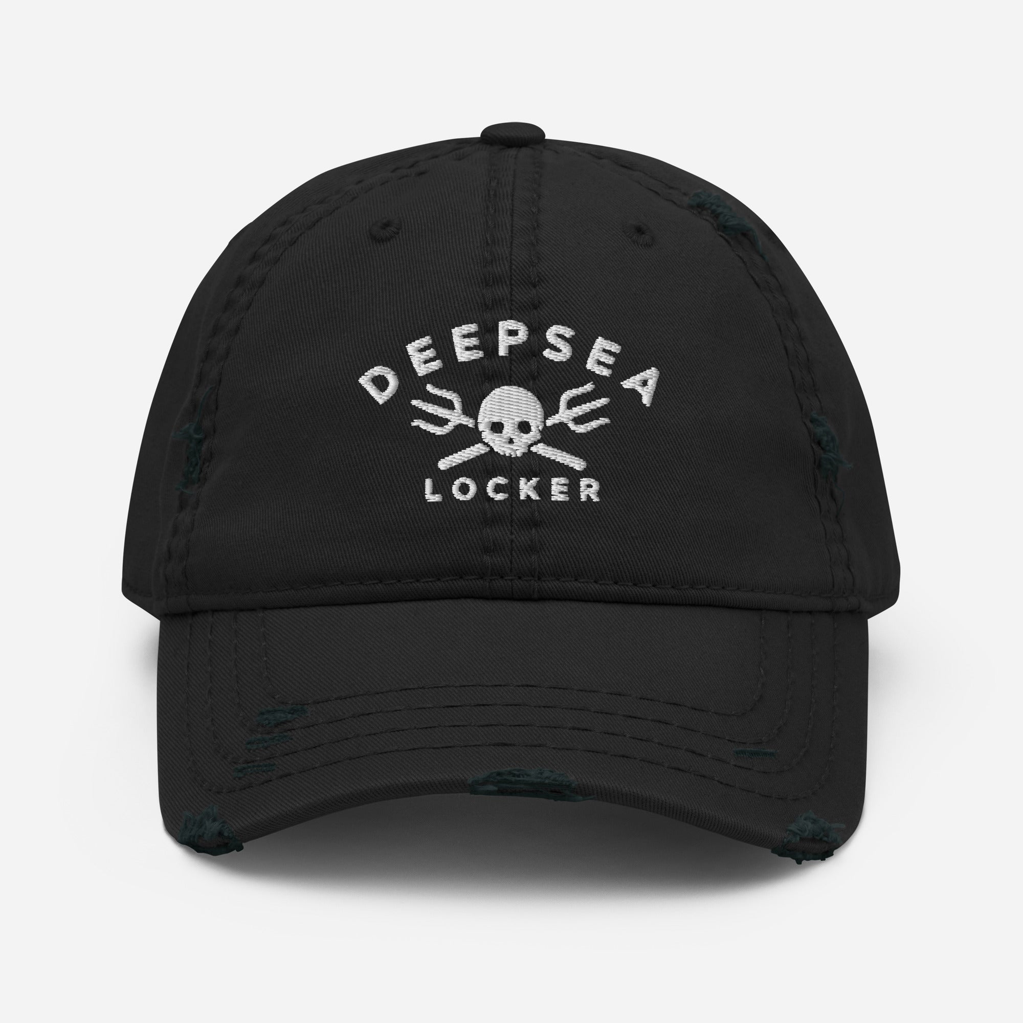DEEPSEA Skull Distressed Dad Hat by DeepSea Locker