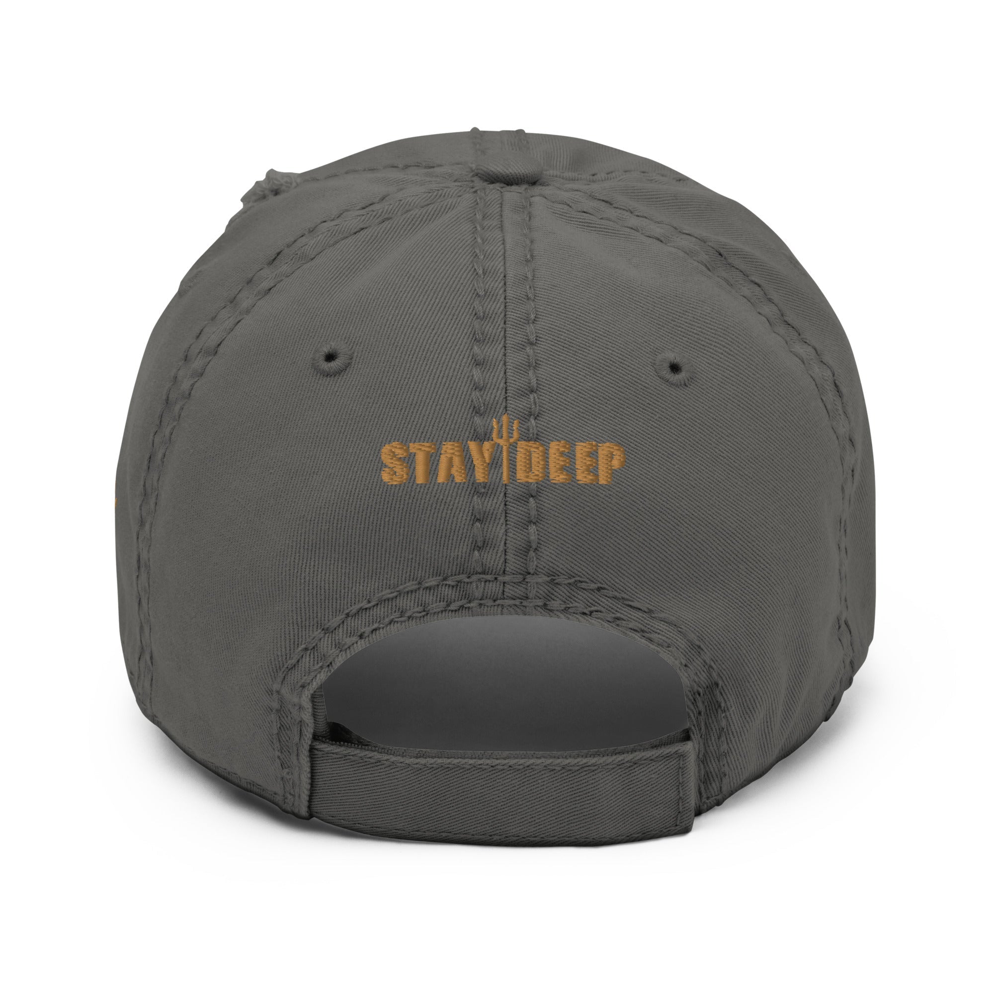 DIVER / STAY DEEP Distressed Dad Hat by DeepSea Locker