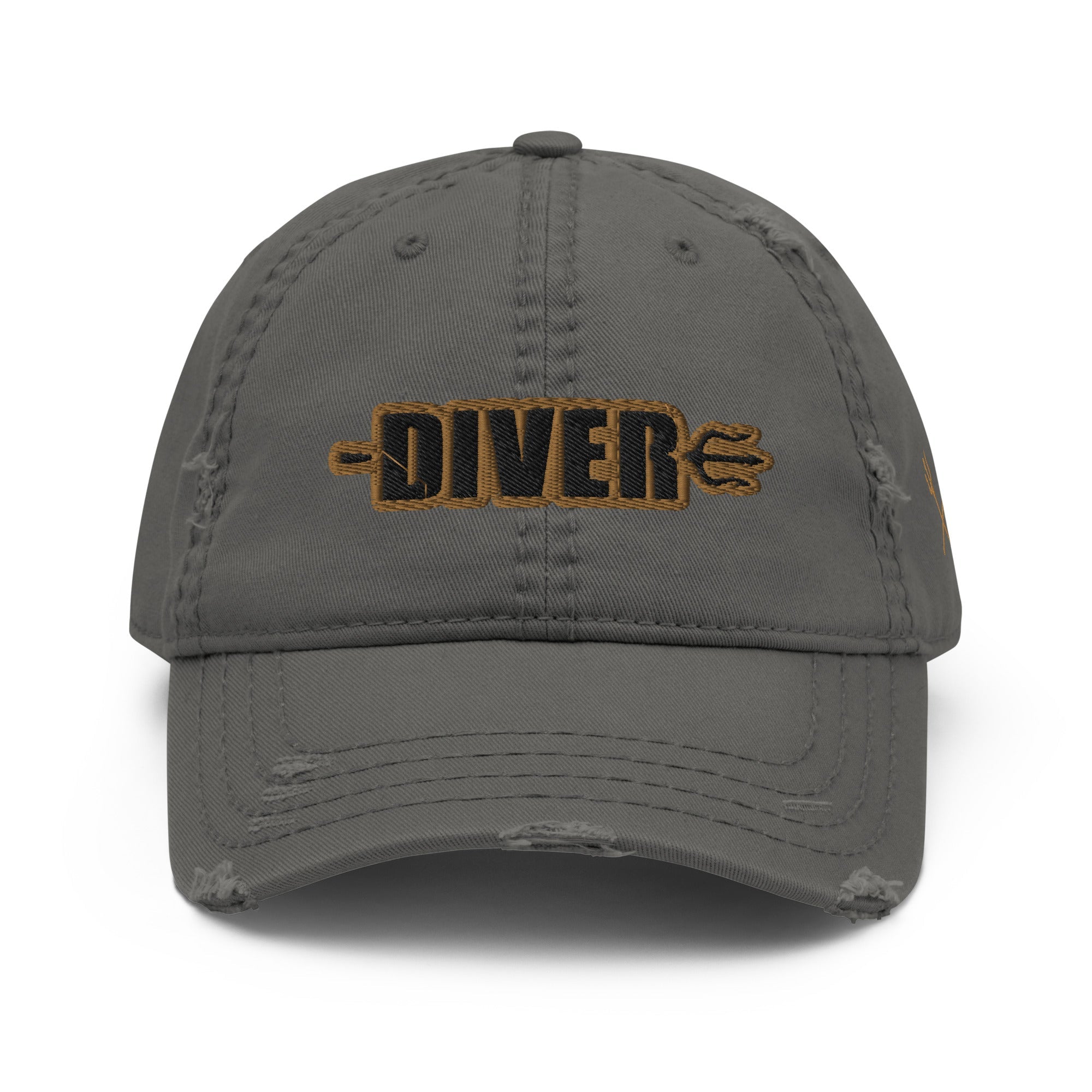 DIVER / STAY DEEP Distressed Dad Hat by DeepSea Locker