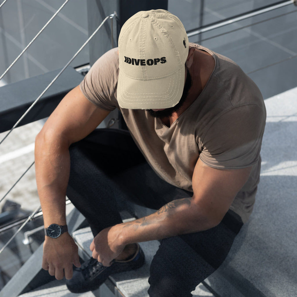 DIVE OPS® Official Distressed Hat by DeepSea Locker