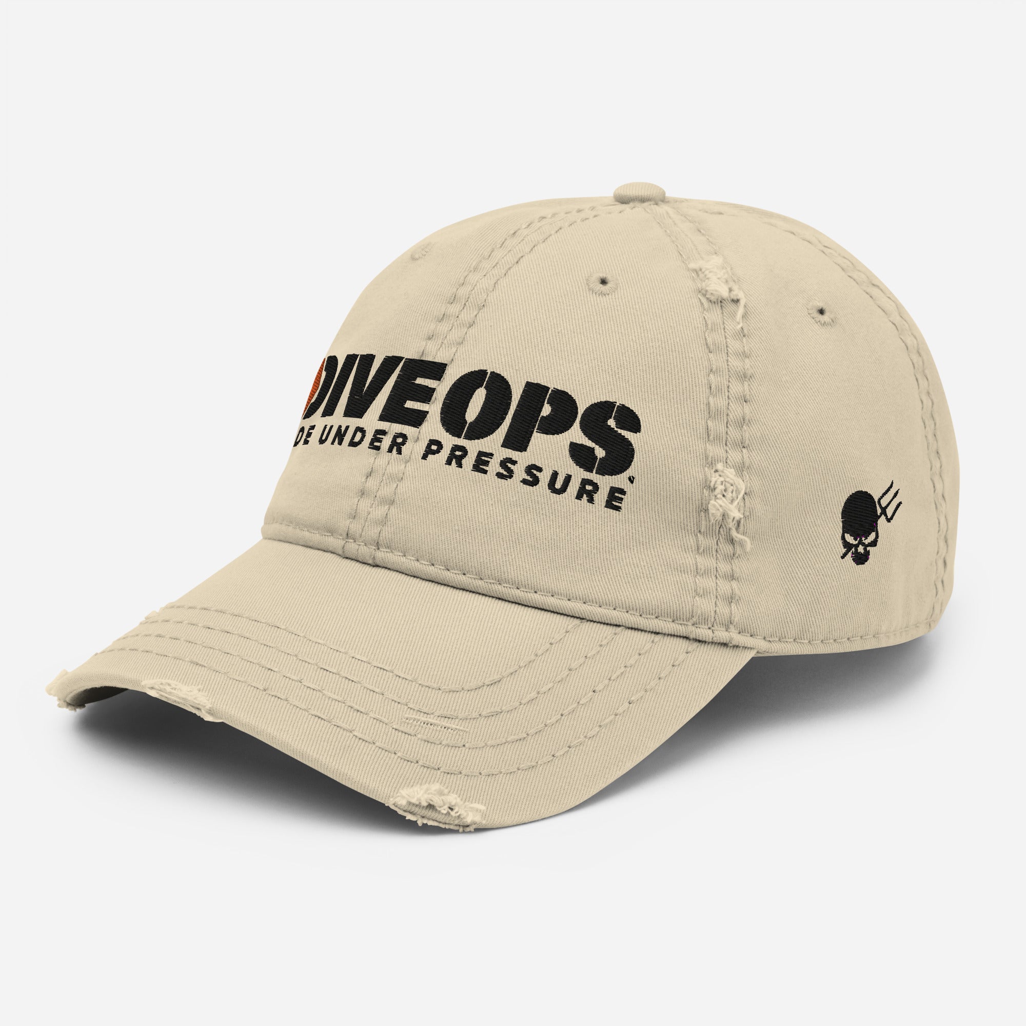 DIVE OPS™ / Distressed Dad Hat by DeepSea Locker