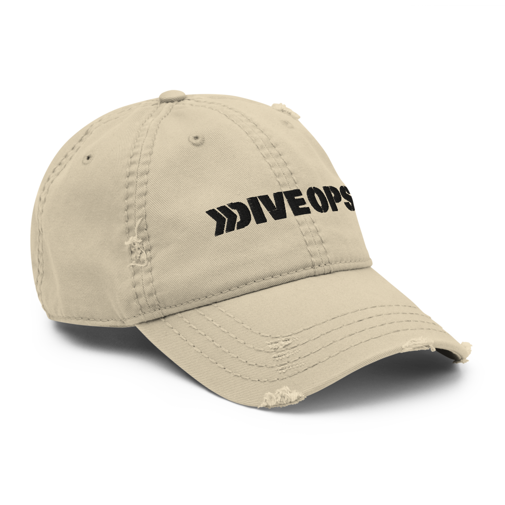 DIVE OPS® Official Distressed Hat by DeepSea Locker