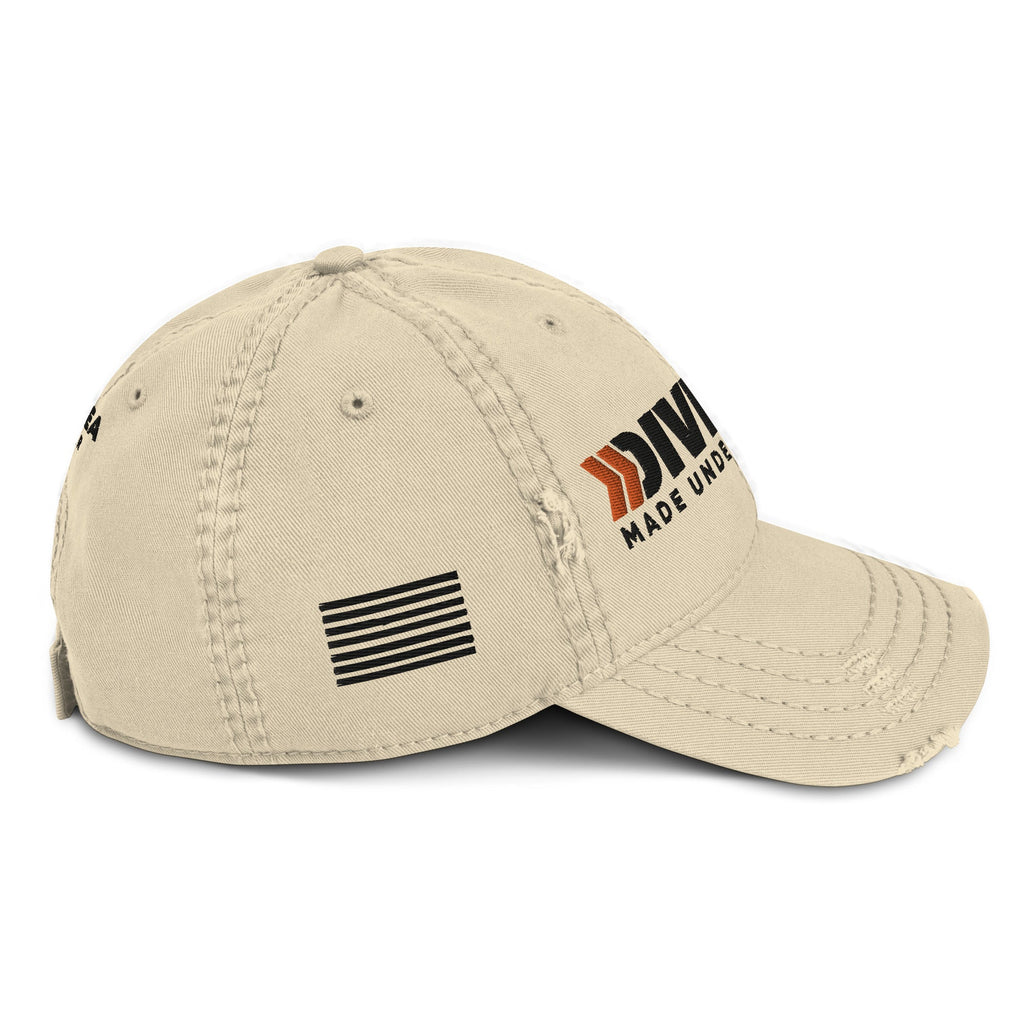 DIVE OPS™ / Distressed Dad Hat by DeepSea Locker