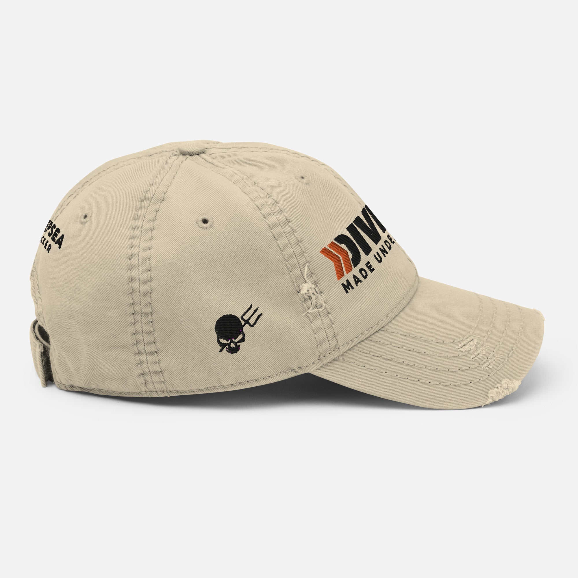 DIVE OPS™ / Distressed Dad Hat by DeepSea Locker