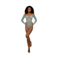 Dreamgirl Rhinestone Off Shoulder Bodystocking by Dreamgirl