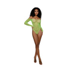 Dreamgirl Rhinestone Off Shoulder Bodystocking by Dreamgirl