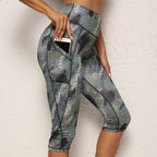 Floral Print Pocket Yoga Leggings – Women’s Tight Fit by FitiqueFit