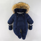 Jumpsuit Fleece-lined Quilted Cotton-padded Clothes by Baby Joy
