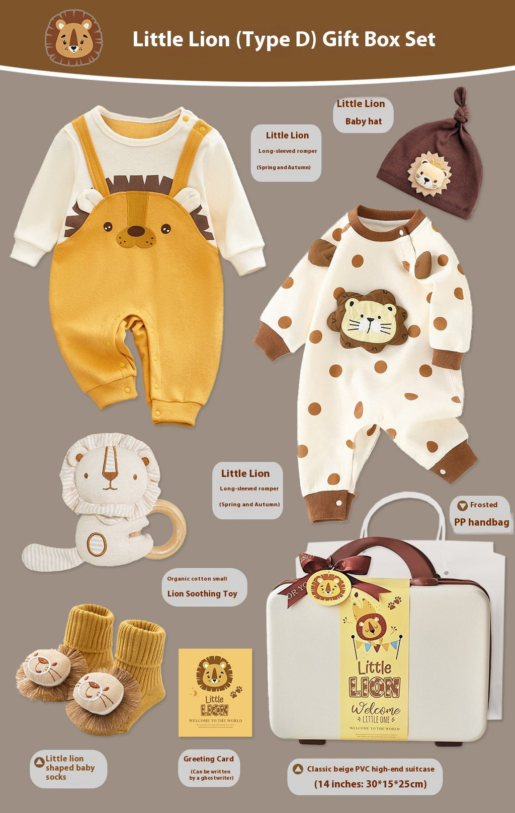 Baby Gift Box Set Little Lion Knitted Sweater by Baby Joy