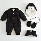 Baby Cotton-padded Thicken Crawler Suit Baby Children Romper by Baby Joy