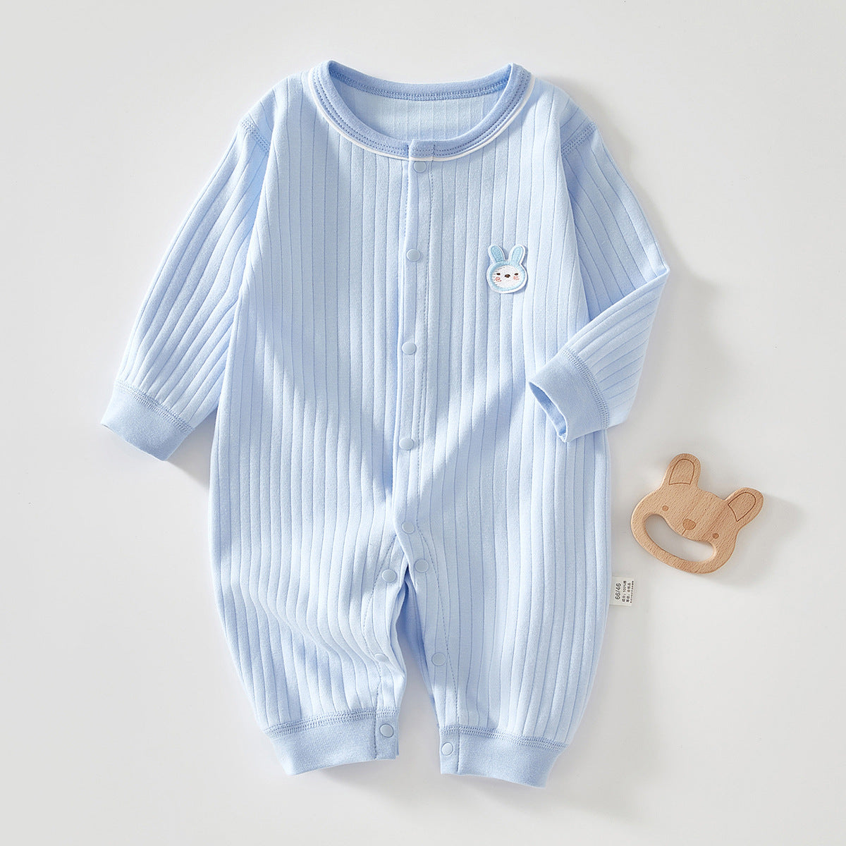 Pure Cotton Boneless Long-sleeve Baby Onesie by Baby Joy