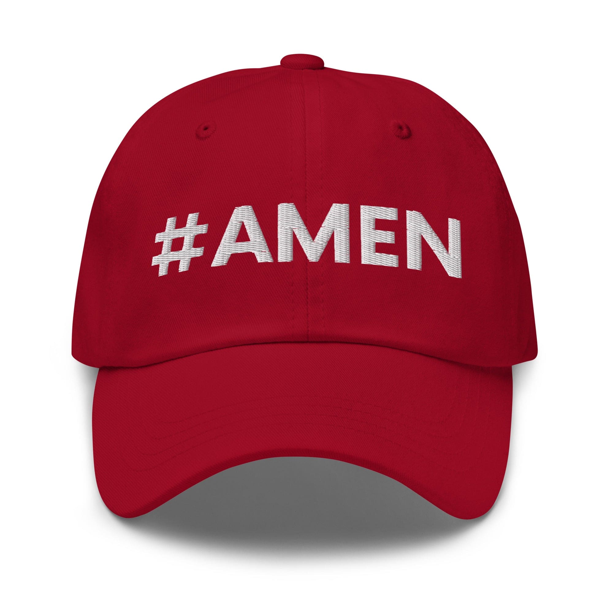 Embroidered Adjustable Baseball Cap - #amen by inQue.Style