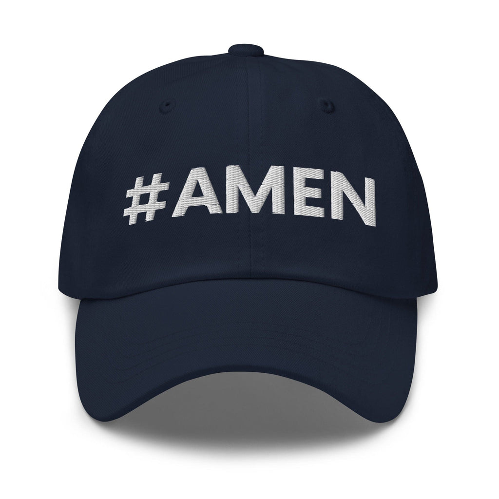 Embroidered Adjustable Baseball Cap - #amen by inQue.Style