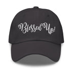 Embroidered Adjustable Baseball Cap - Blessed Up - F/b by inQue.Style