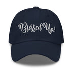 Embroidered Adjustable Baseball Cap - Blessed Up - F/b by inQue.Style
