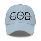 Embroidered Adjustable Baseball Cap - God Created Man in His Own Image - F/b by inQue.Style