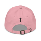 Embroidered Adjustable Baseball Cap - God Created Man in His Own Image - F/b by inQue.Style