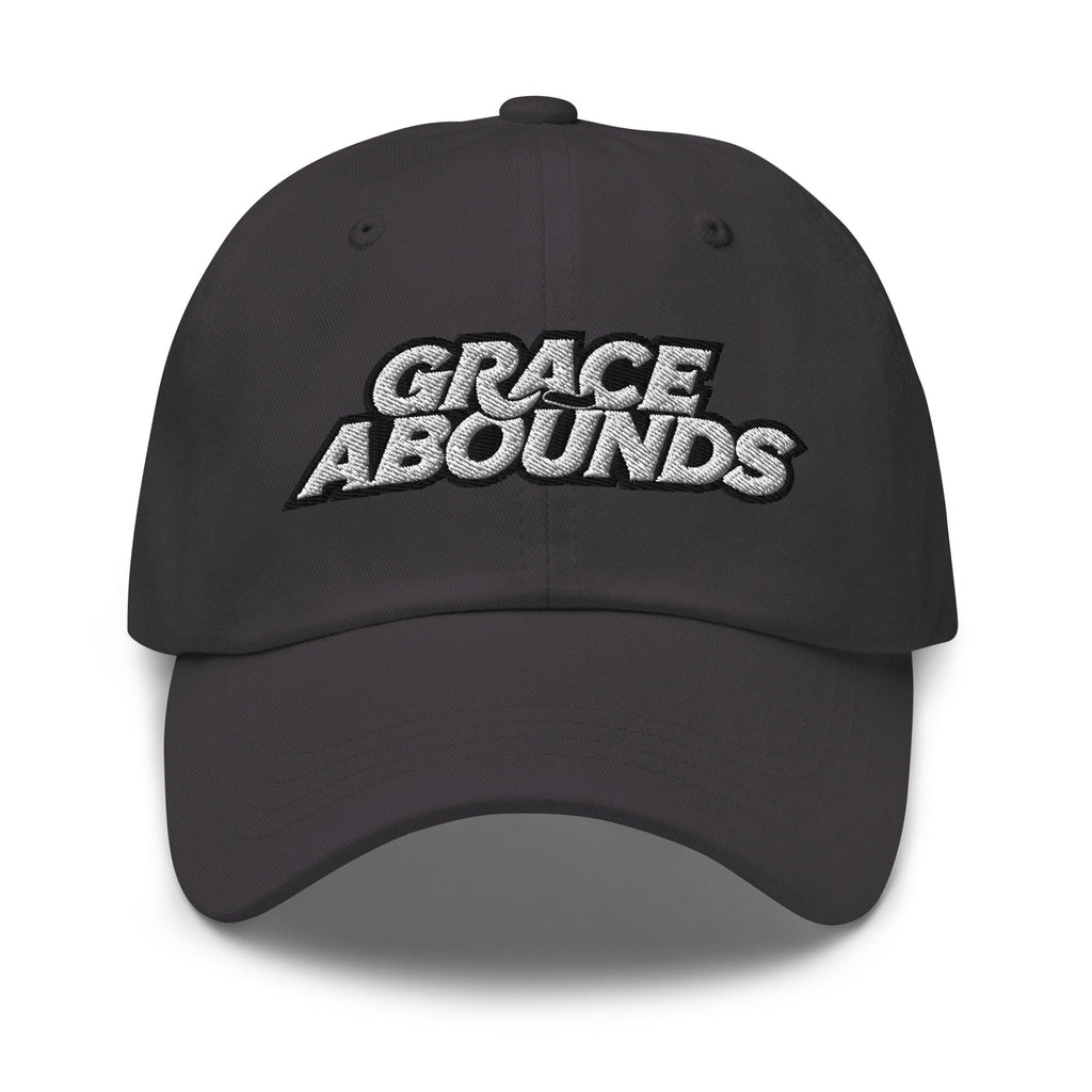 Embroidered Adjustable Baseball Cap - Grace Abounds - F/b by inQue.Style