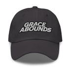 Embroidered Adjustable Baseball Cap - Grace Abounds - F/b by inQue.Style