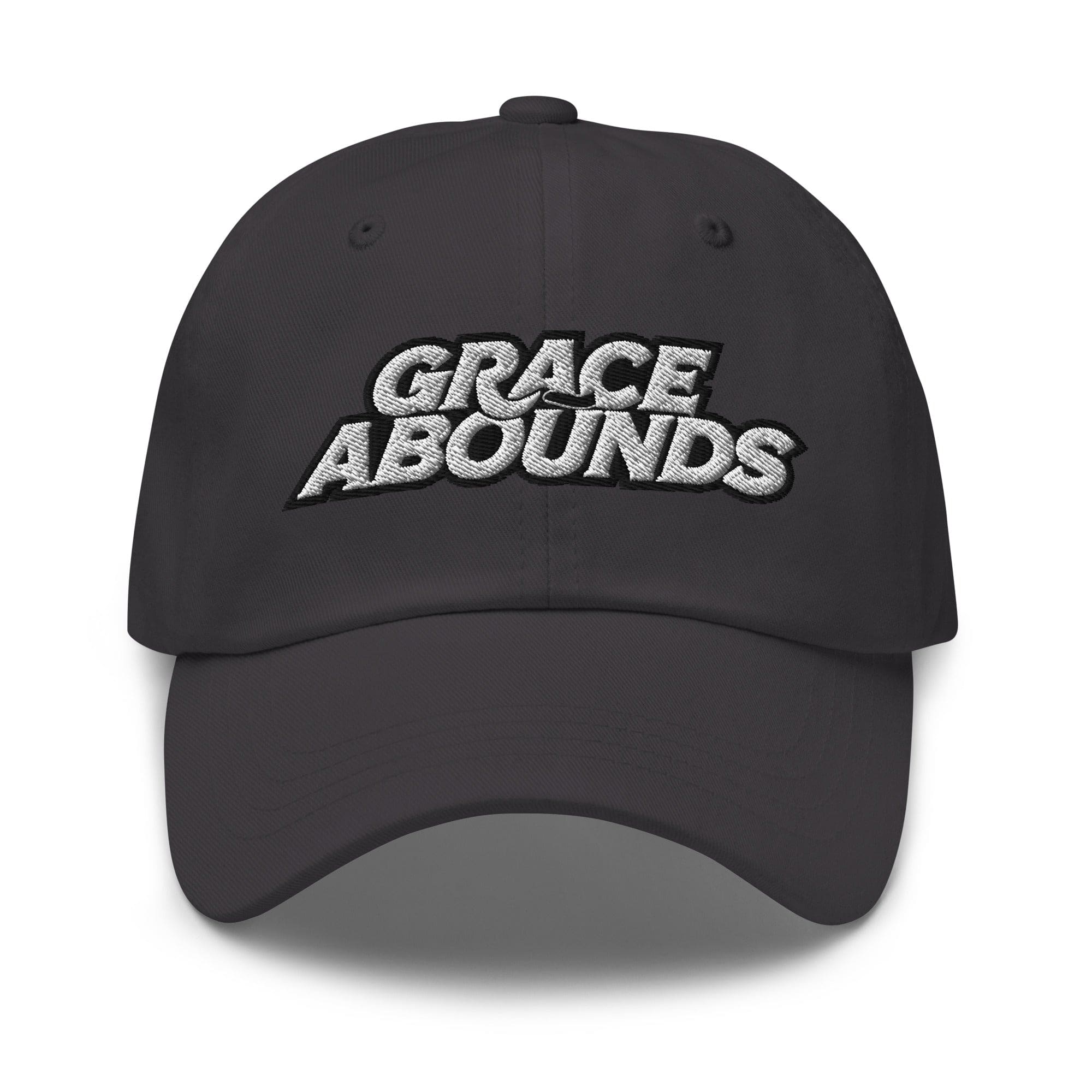Embroidered Adjustable Baseball Cap - Grace Abounds - F/b by inQue.Style