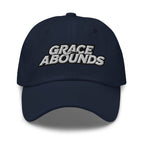 Embroidered Adjustable Baseball Cap - Grace Abounds - F/b by inQue.Style