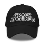 Embroidered Adjustable Baseball Cap - Grace Abounds - F/b by inQue.Style