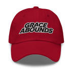 Embroidered Adjustable Baseball Cap - Grace Abounds - F/b by inQue.Style