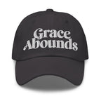 Embroidered Adjustable Baseball Cap - Grace Abounds - F/b by inQue.Style