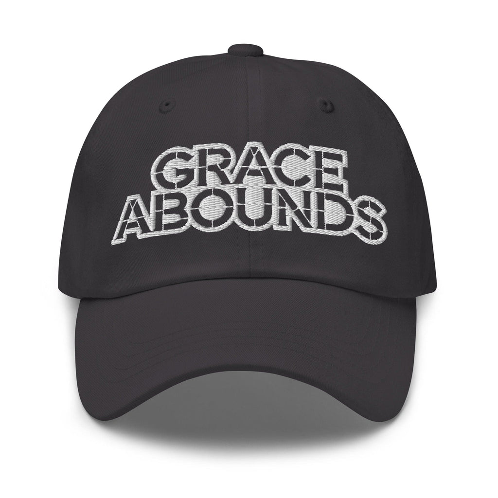Embroidered Adjustable Baseball Cap - Grace Abounds - F/b by inQue.Style