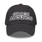 Embroidered Adjustable Baseball Cap - Grace Abounds - F/b by inQue.Style