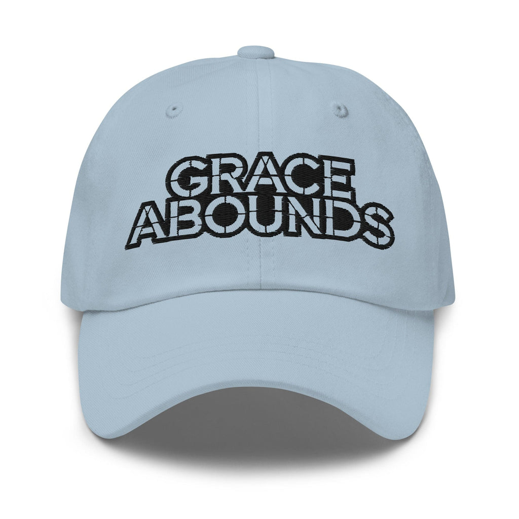 Embroidered Adjustable Baseball Cap - Grace Abounds - F/b by inQue.Style