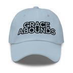 Embroidered Adjustable Baseball Cap - Grace Abounds - F/b by inQue.Style