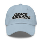 Embroidered Adjustable Baseball Cap - Grace Abounds - F/b by inQue.Style