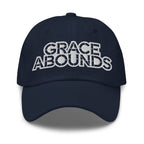 Embroidered Adjustable Baseball Cap - Grace Abounds - F/b by inQue.Style