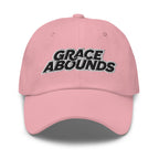Embroidered Adjustable Baseball Cap - Grace Abounds - F/b by inQue.Style