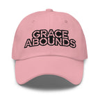 Embroidered Adjustable Baseball Cap - Grace Abounds - F/b by inQue.Style